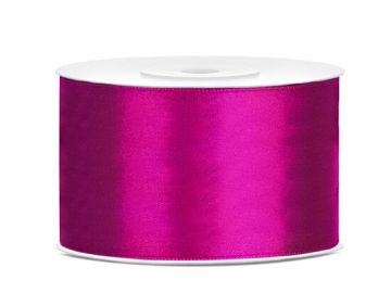 Budget Satinband - Pro Rolle - 50mm - Dunkel Fuchsia