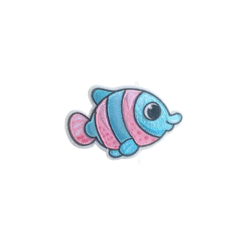 Applikation Fish Pink/Blue