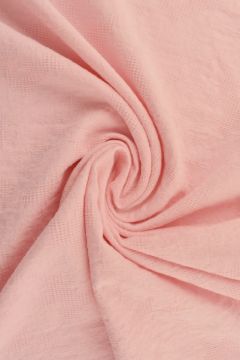 Katoen Jacquard - Licht Roze