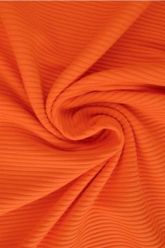 Stretchy Rib Jersey - 05 - Bright Orange