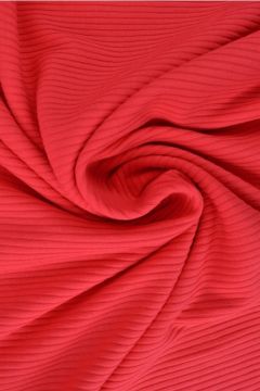 Stretchy Rib Jersey - 06 - Deep Coral