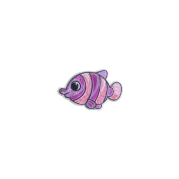 Applikation Fish Pink/Purple - Tiny